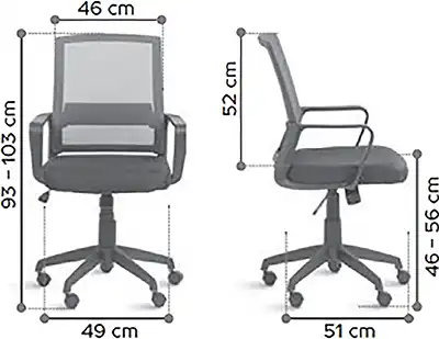 Photo du produit FAUTEUIL LIBERTY NOIR/GRIS