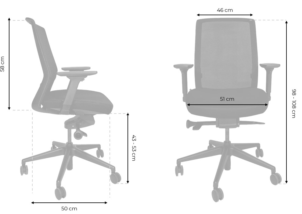 Photo du produit FAUTEUIL ERGONOMIQUE ORANGELO 
