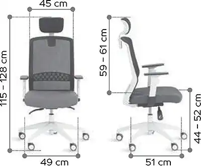 Photo du produit FAUTEUIL SCOTT SYNCHRONE BORDEAUX/NOIR