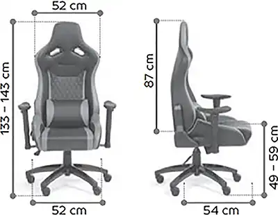 Photo du produit FAUTEUIL GAMER CHEYENNE NOIR/BLACK