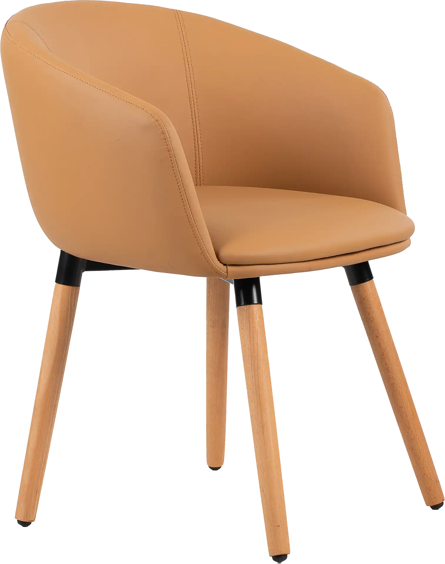 Photo du produit FAUTEUIL POLYURETHANE ARCO GOLD PIEDS BOIS