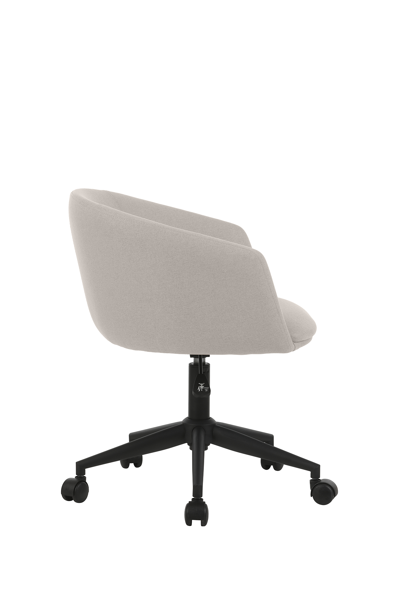 Photo du produit FAUTEUIL TISSU NON FEU ARCO BEIGE LIN PIED ROULETTES
