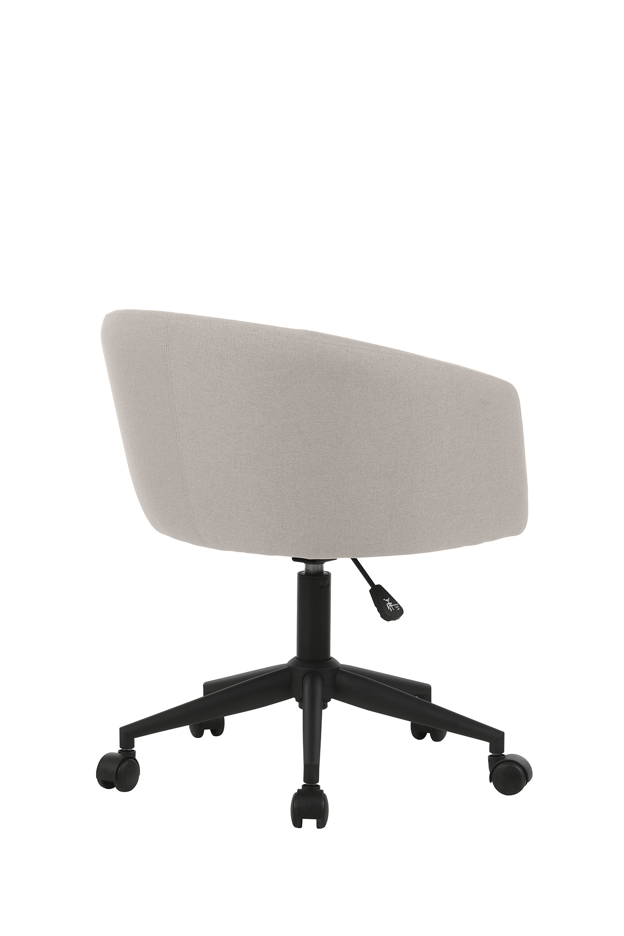 Photo du produit FAUTEUIL TISSU NON FEU ARCO BEIGE LIN PIED ROULETTES