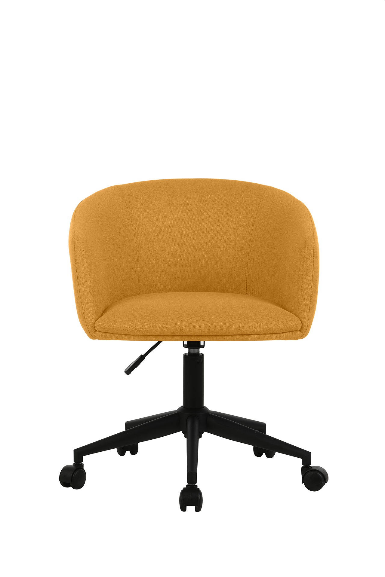 Photo du produit FAUTEUIL TISSU NON FEU ARCO JAUNE SAFRAN PIED ROULETTES