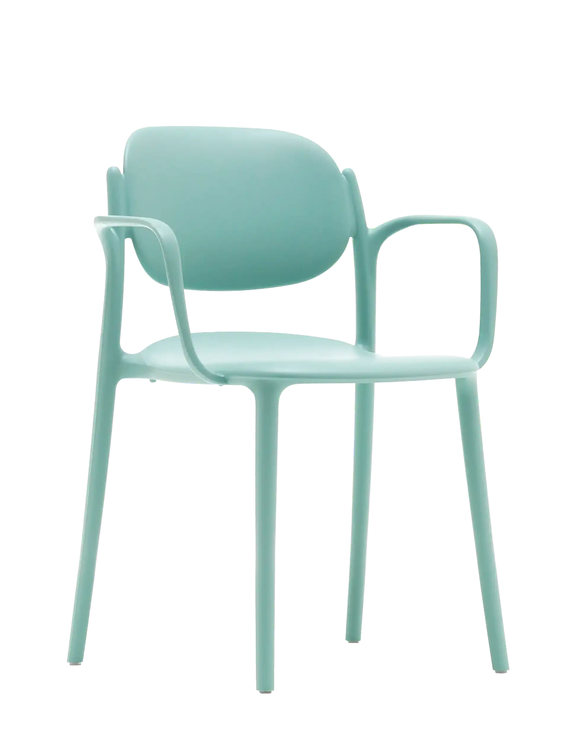 Photo du produit CHAISE BOY BLEU ACIER AVEC ACCOUDOIRS