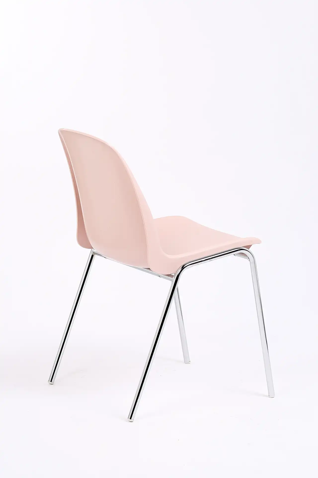 Photo du produit CHAISE CHARLOTTE PASTEL ROSE POUDRE