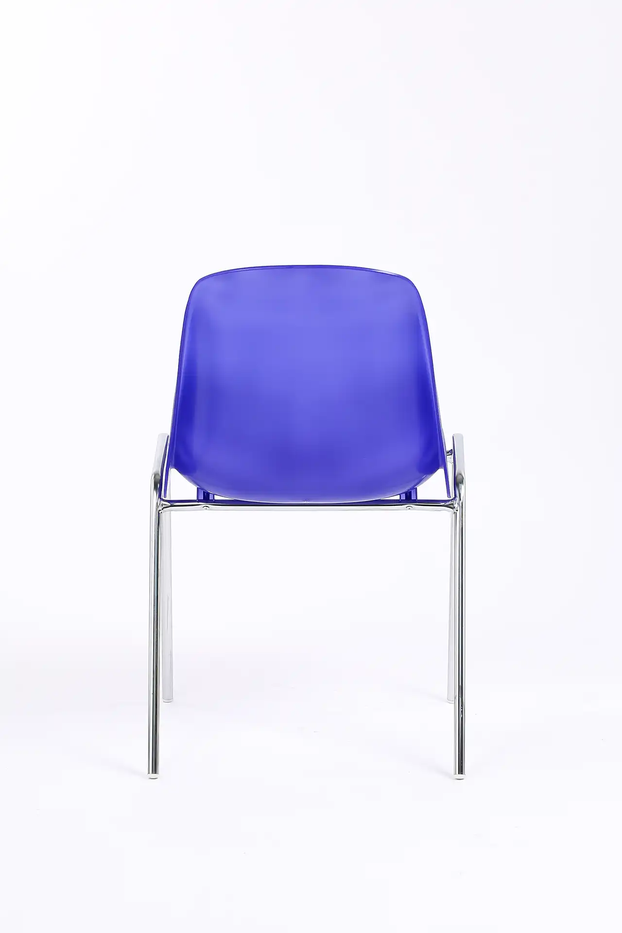 Photo du produit CHAISE CHARLOTTE GIVREE VIOLETTE PIEDS CHROMES