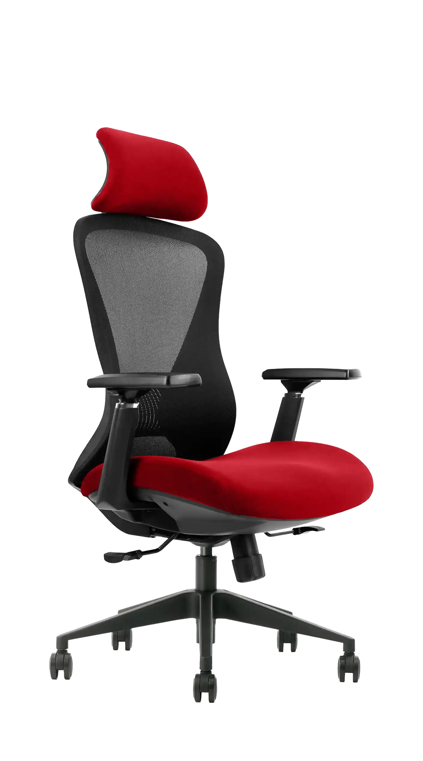 Photo du produit FAUTEUIL DESIGNER ROUGE/NOIR