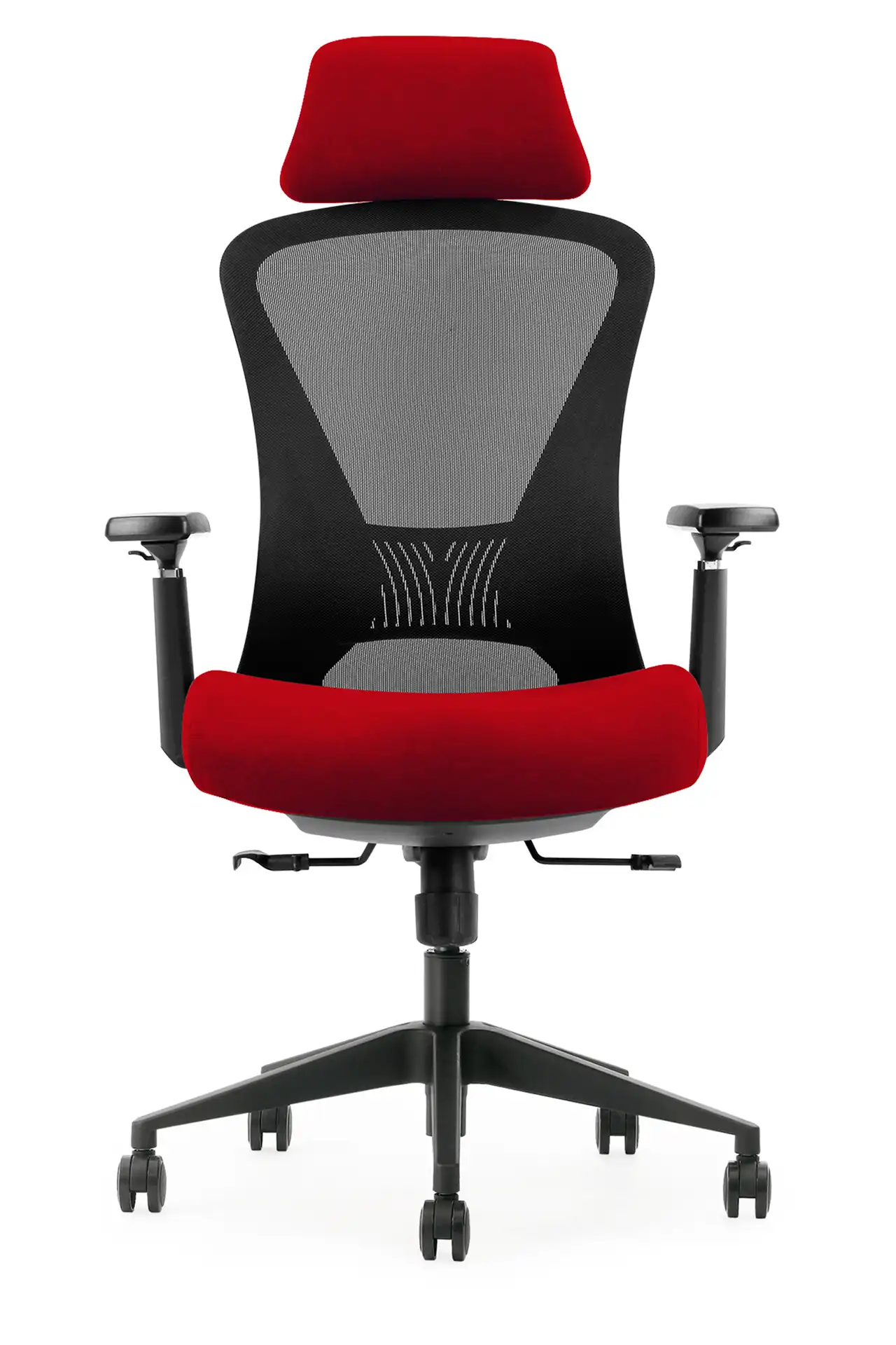 Photo du produit FAUTEUIL DESIGNER ROUGE/NOIR