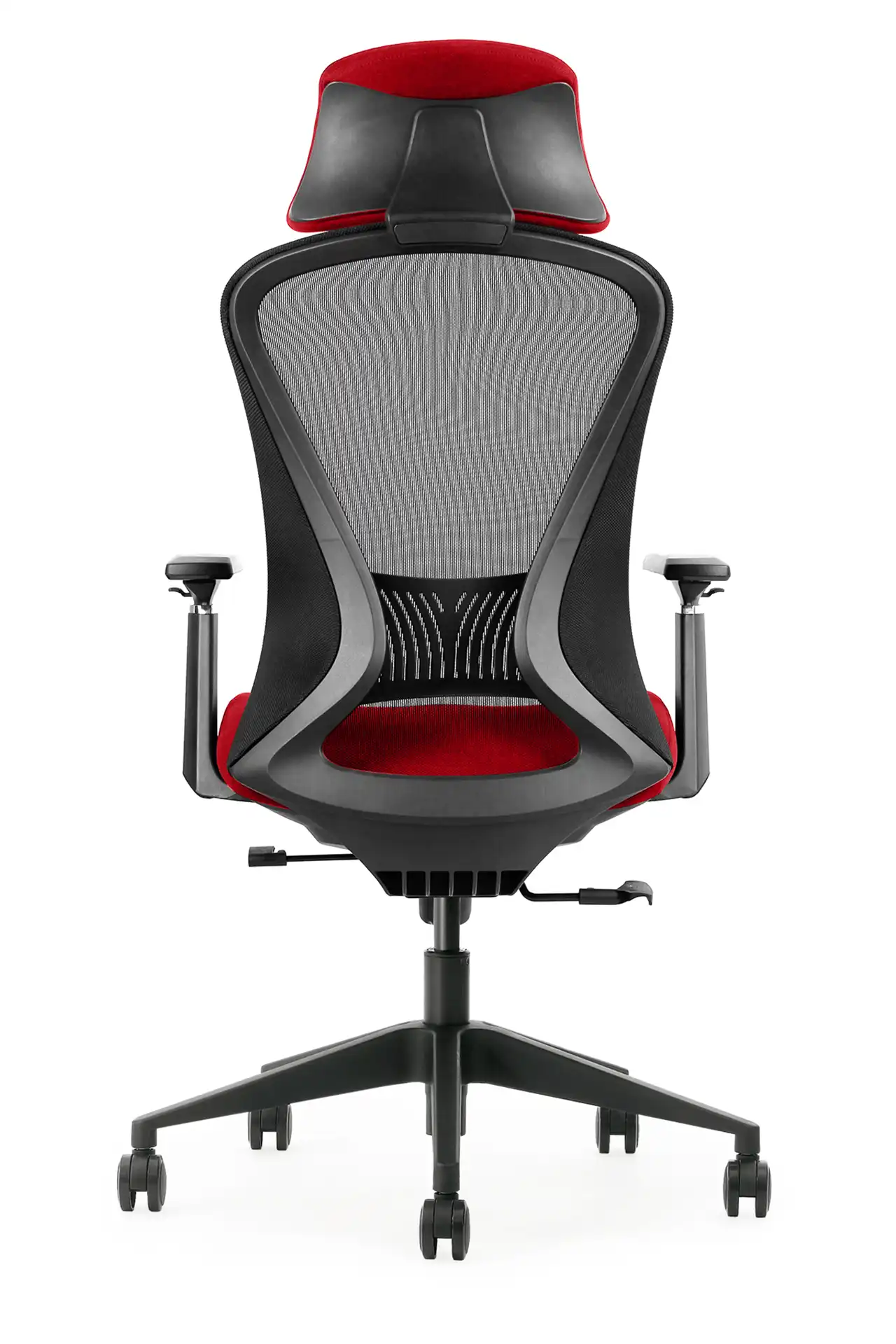 Photo du produit FAUTEUIL DESIGNER ROUGE/NOIR