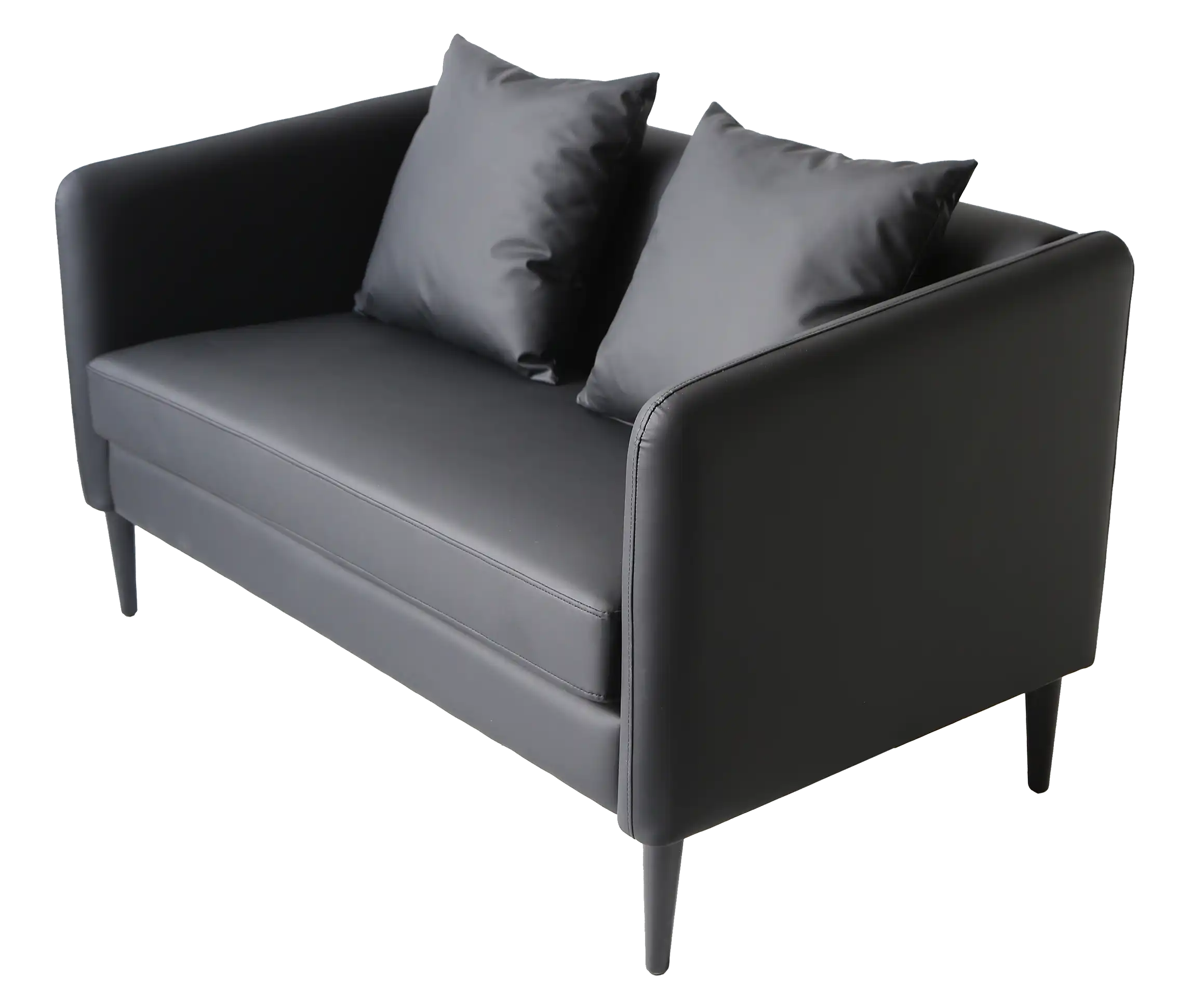 Photo du produit CANAPE 2 PLACES KANAP NOIR POLYURETHANE