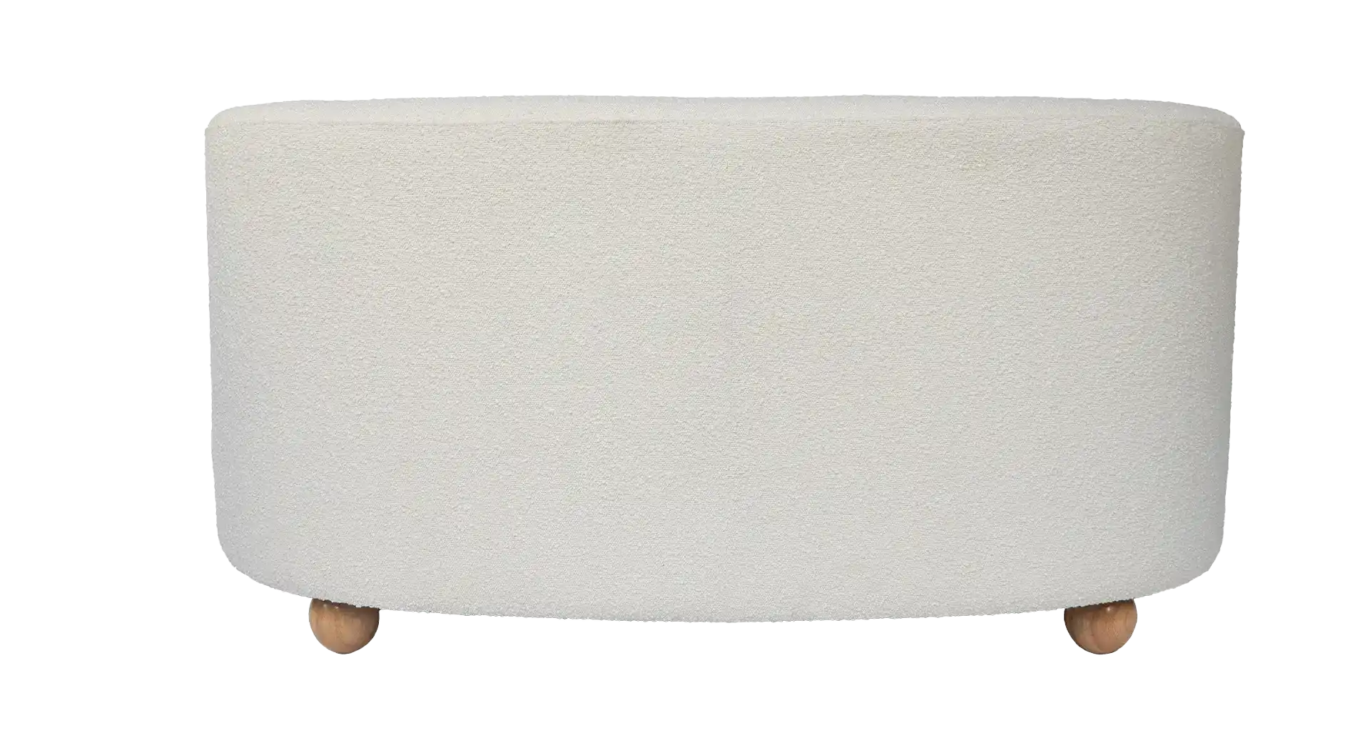 Miniature du produit CANAPE 2 PLACES KURLY BLANC