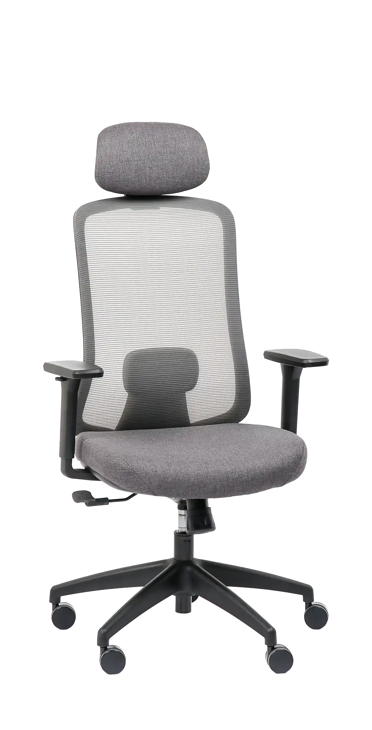 Photo du produit FAUTEUIL ERGONOMIQUE AVEC APPUI TETE LANDO GRIS-GRIS