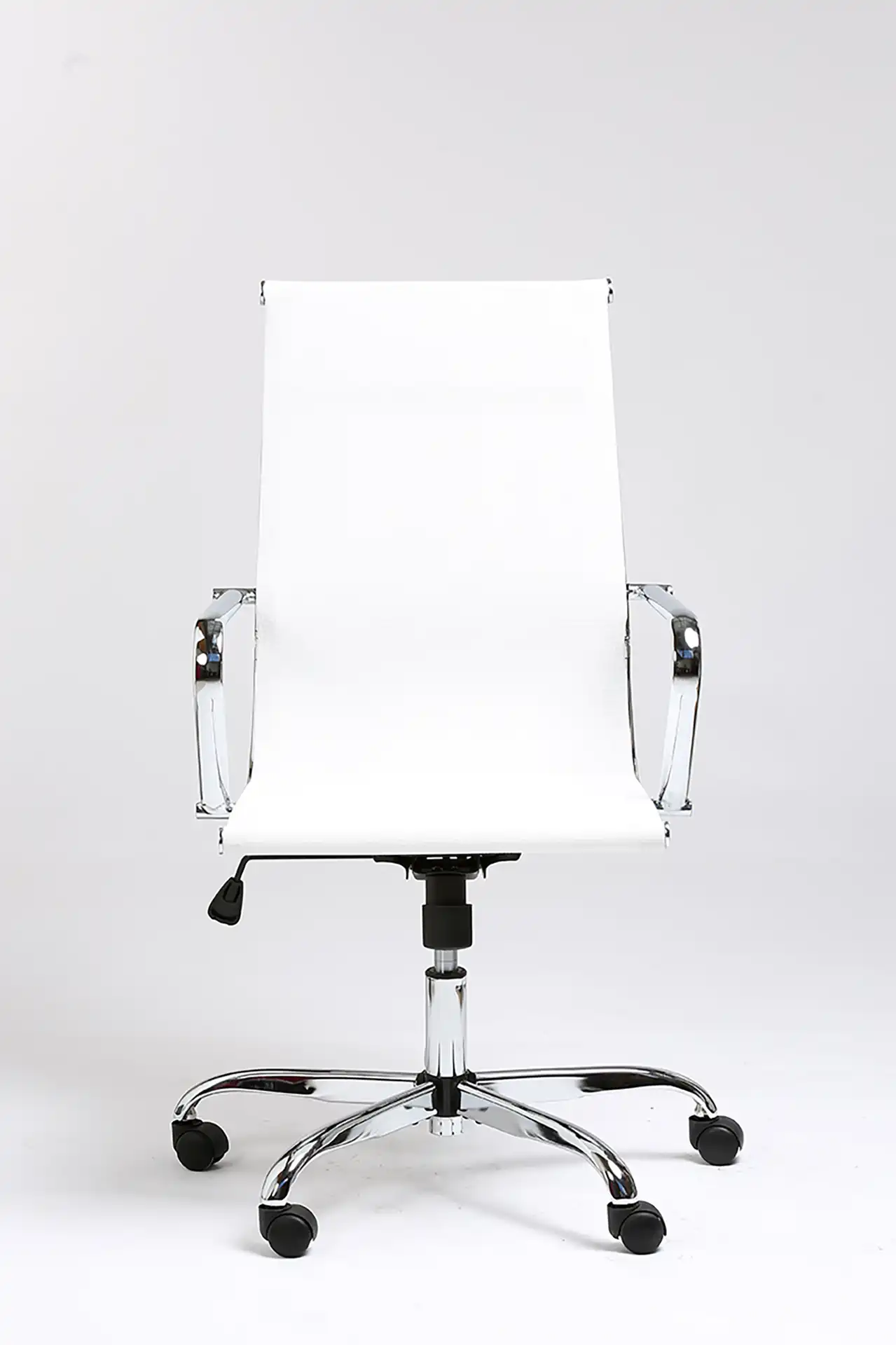 Photo du produit FAUTEUIL MARYLAND MAILLE BLANCHE PIEDS CHROME