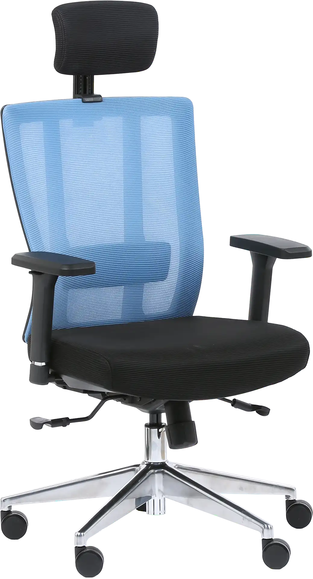 Photo du produit FAUTEUIL ERGONOMIQUE OFFSEAT NOIR-BLEU/BLACK-BLUE