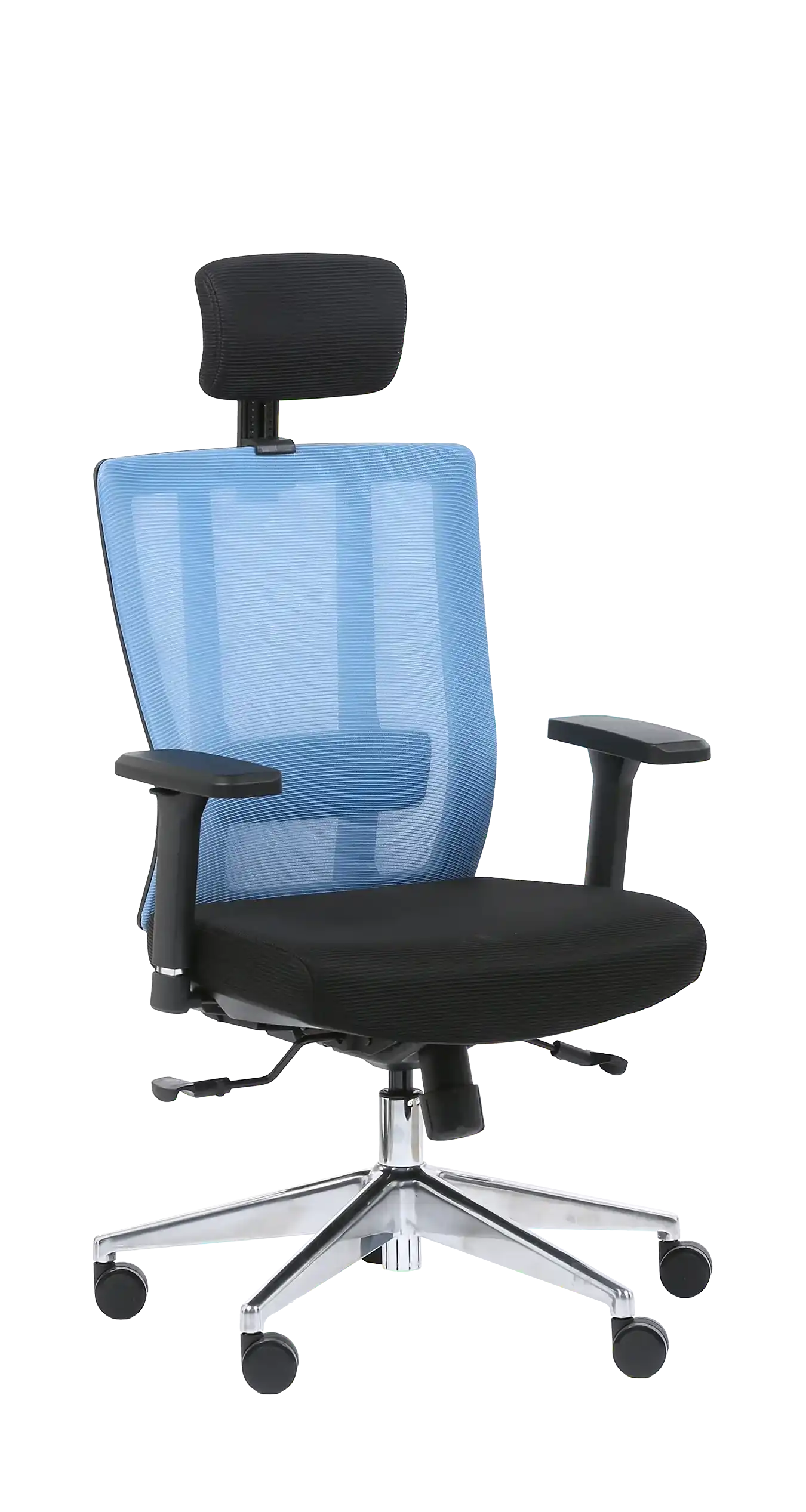 Photo du produit FAUTEUIL ERGONOMIQUE OFFSEAT NOIR-BLEU/BLACK-BLUE