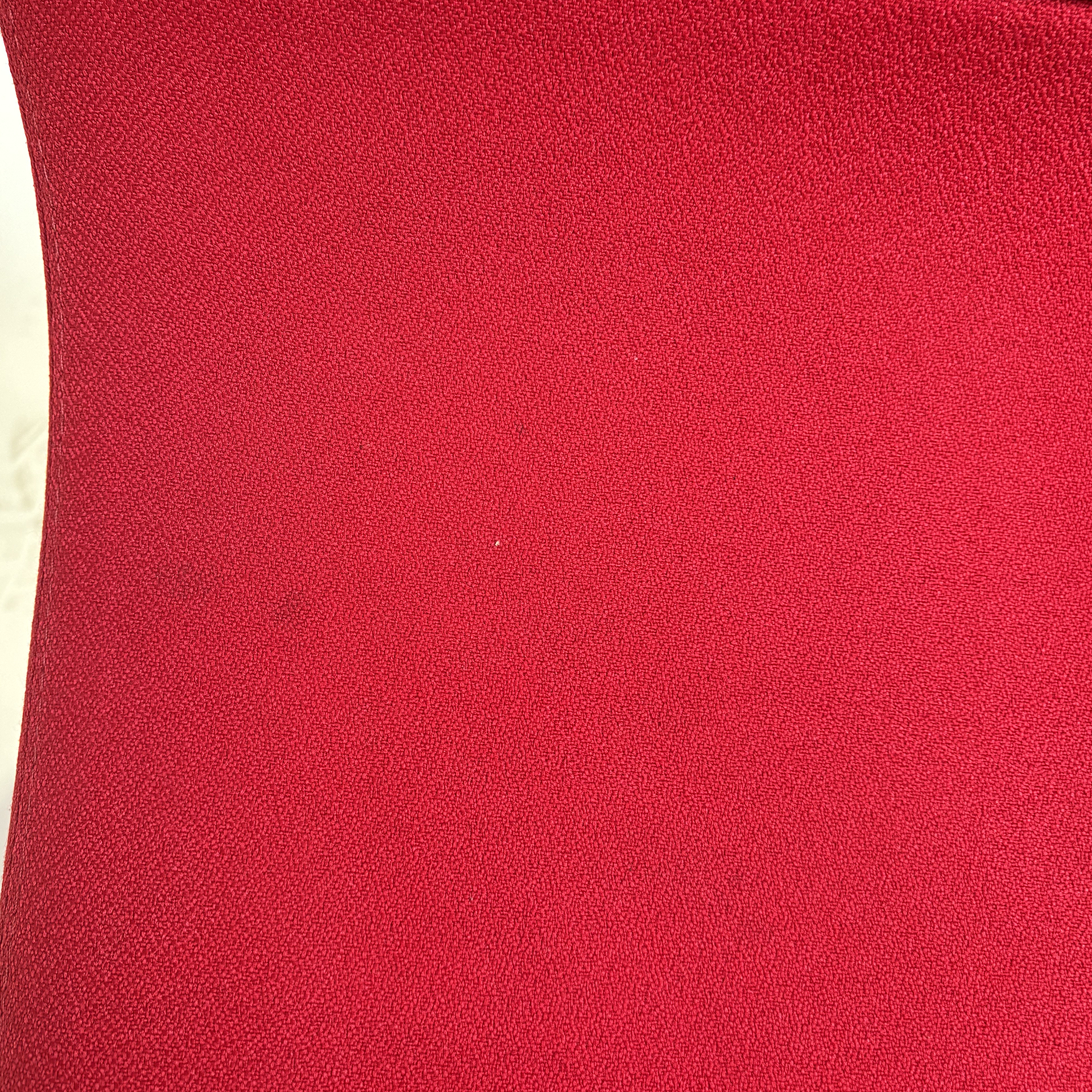 Photo du produit CHAISE LOUNGE ROUGE PIEDS CHROMES
