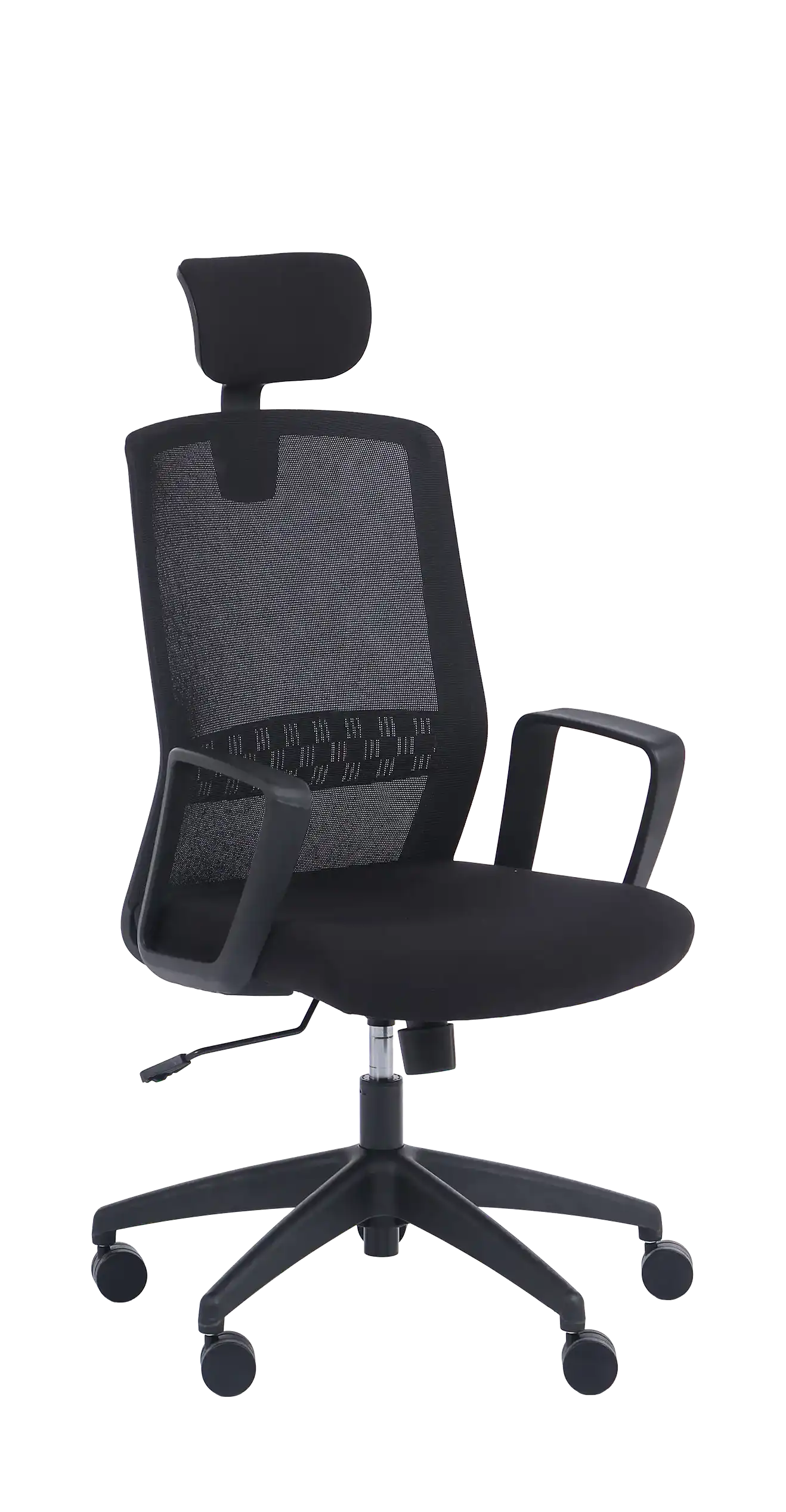 Photo du produit FAUTEUIL SCOTT BASCULANT NOIR/NOIR AVEC APPUI-TÊTE