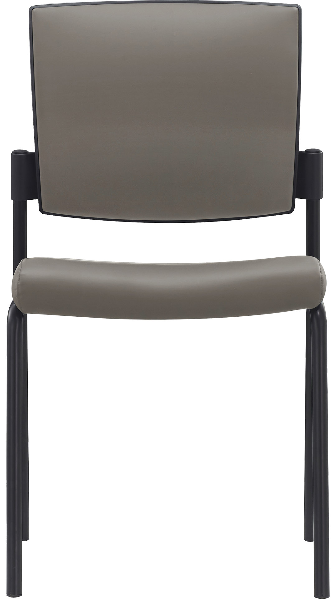 Photo du produit CHAISE SYNERGY ASSISE ET DOSSIER PU TAUPE SANS ACCOUDOIRS