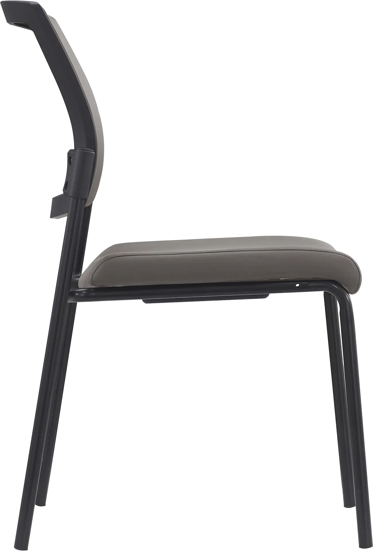 Photo du produit CHAISE SYNERGY ASSISE ET DOSSIER PU TAUPE SANS ACCOUDOIRS