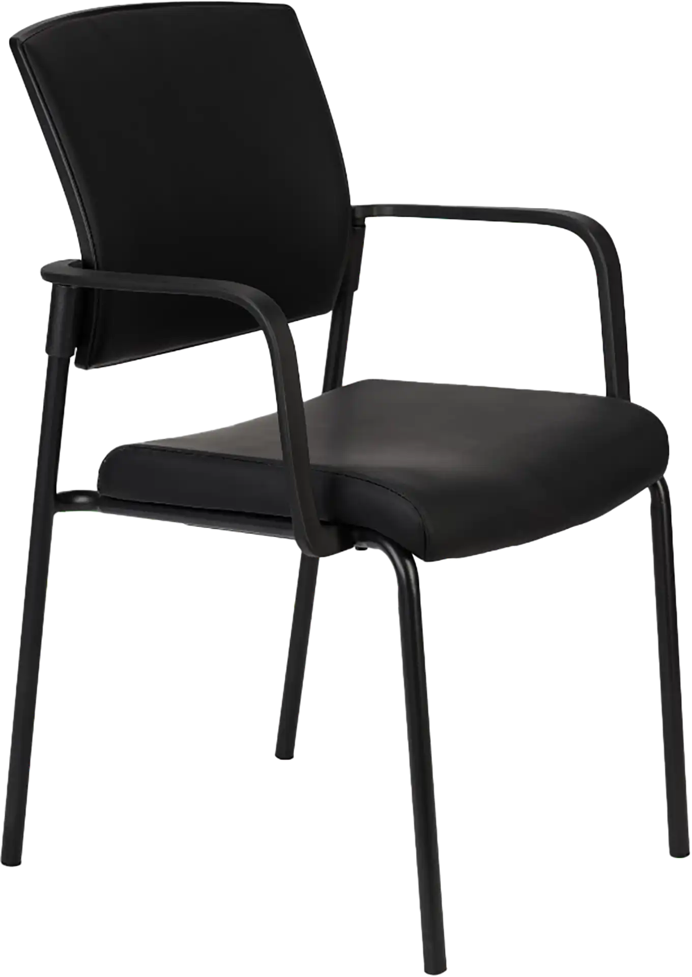 Photo du produit CHAISE SYNERGY NOIRE ASSISE PU DOSSIER PU