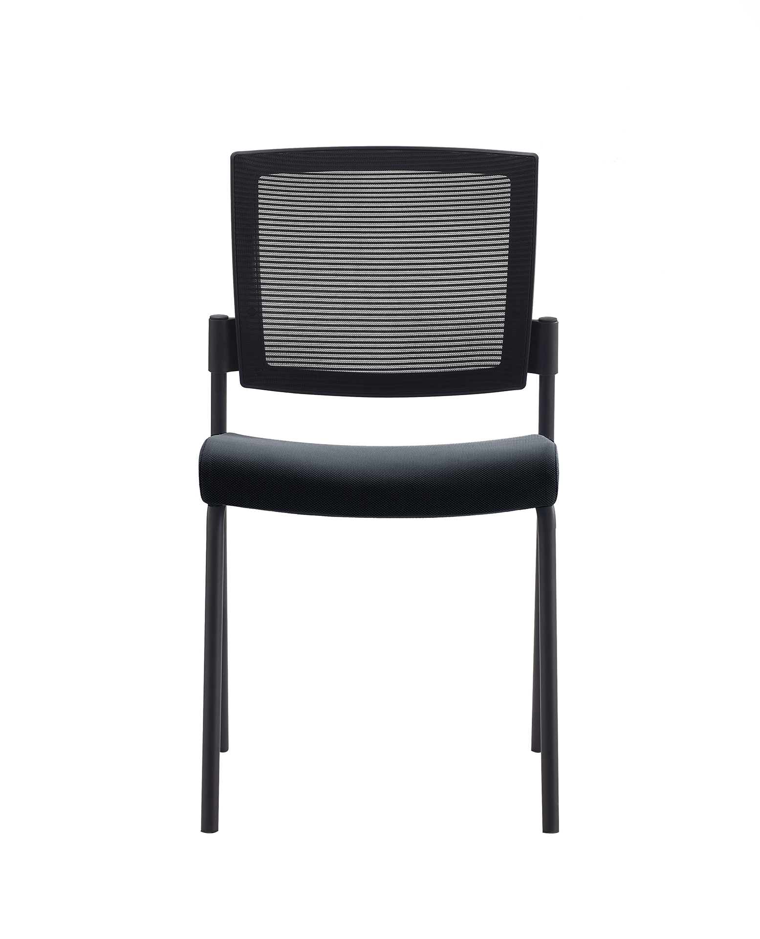 Photo du produit CHAISE SYNERGY NOIRE ASSISE TISSU DOSSIER MESH SANS ACCOUDOIRS