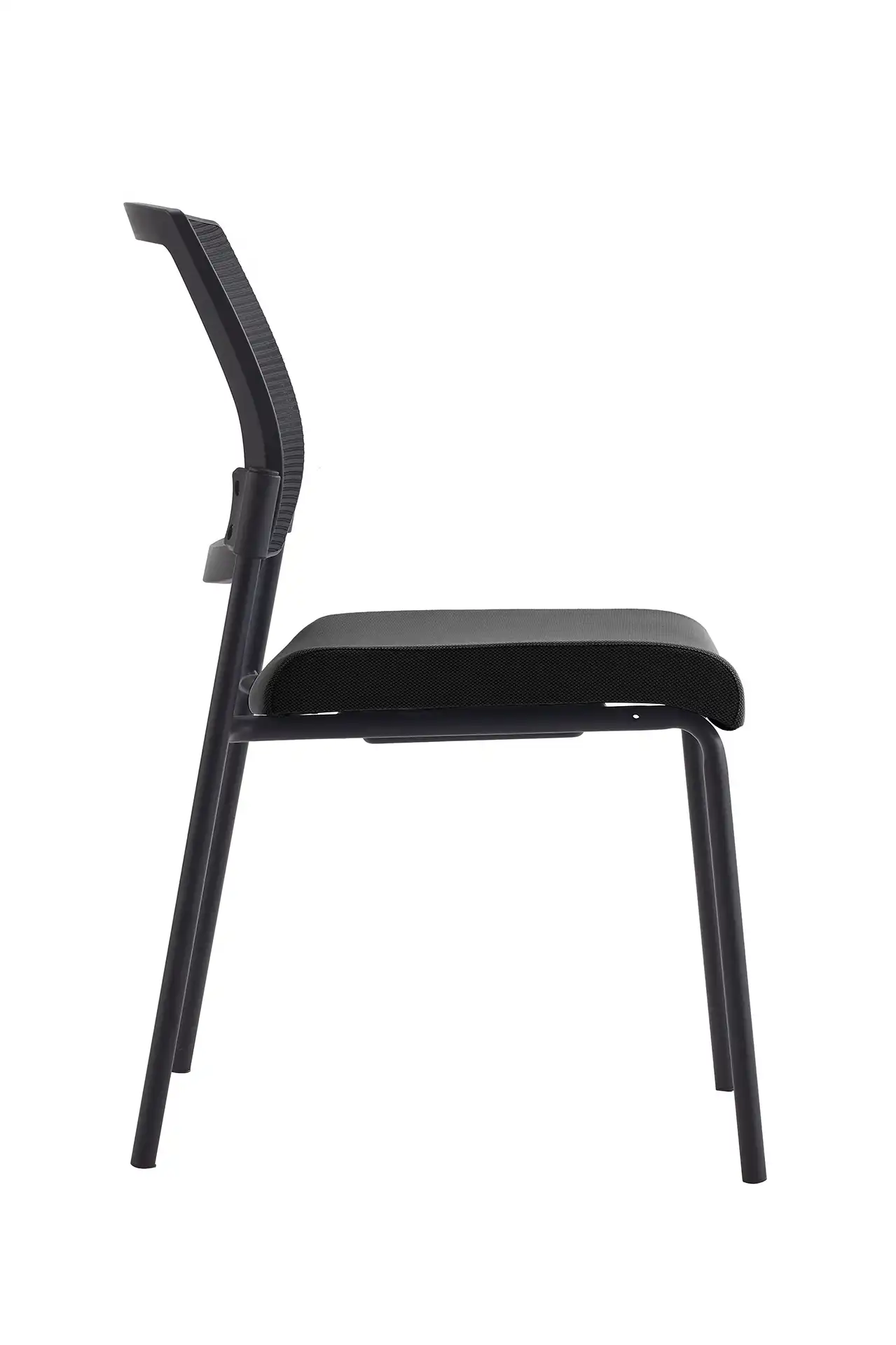Photo du produit CHAISE SYNERGY NOIRE ASSISE TISSU DOSSIER MESH SANS ACCOUDOIRS