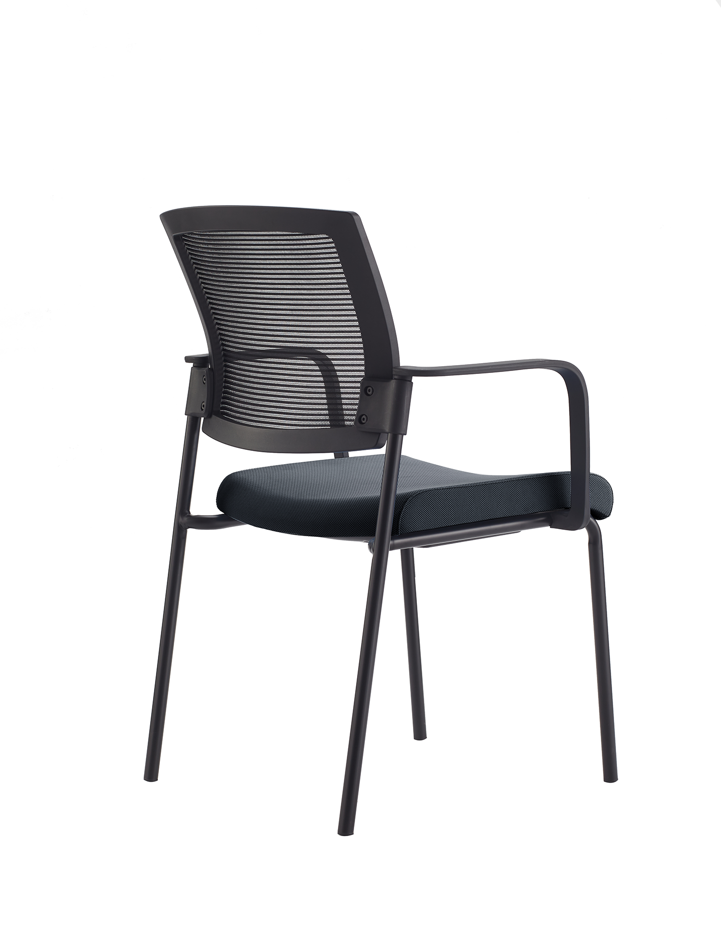 Photo du produit CHAISE SYNERGY NOIRE ASSISE TISSU DOSSIER MESH SANS ACCOUDOIRS