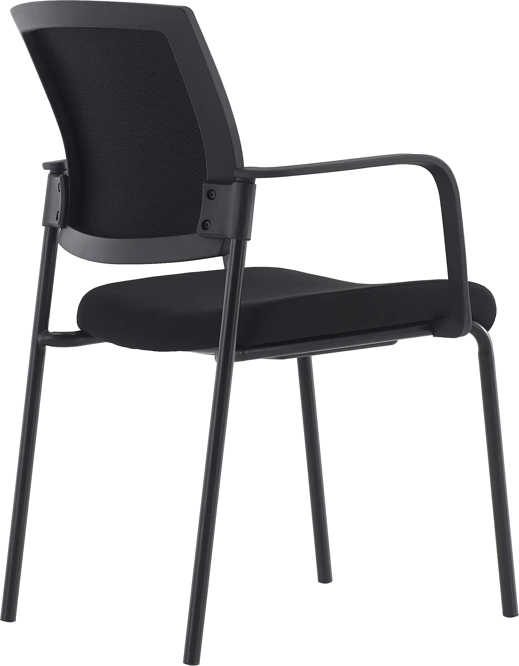 Photo du produit CHAISE SYNERGY NOIRE ASSISE TISSU DOSSIER TISSU