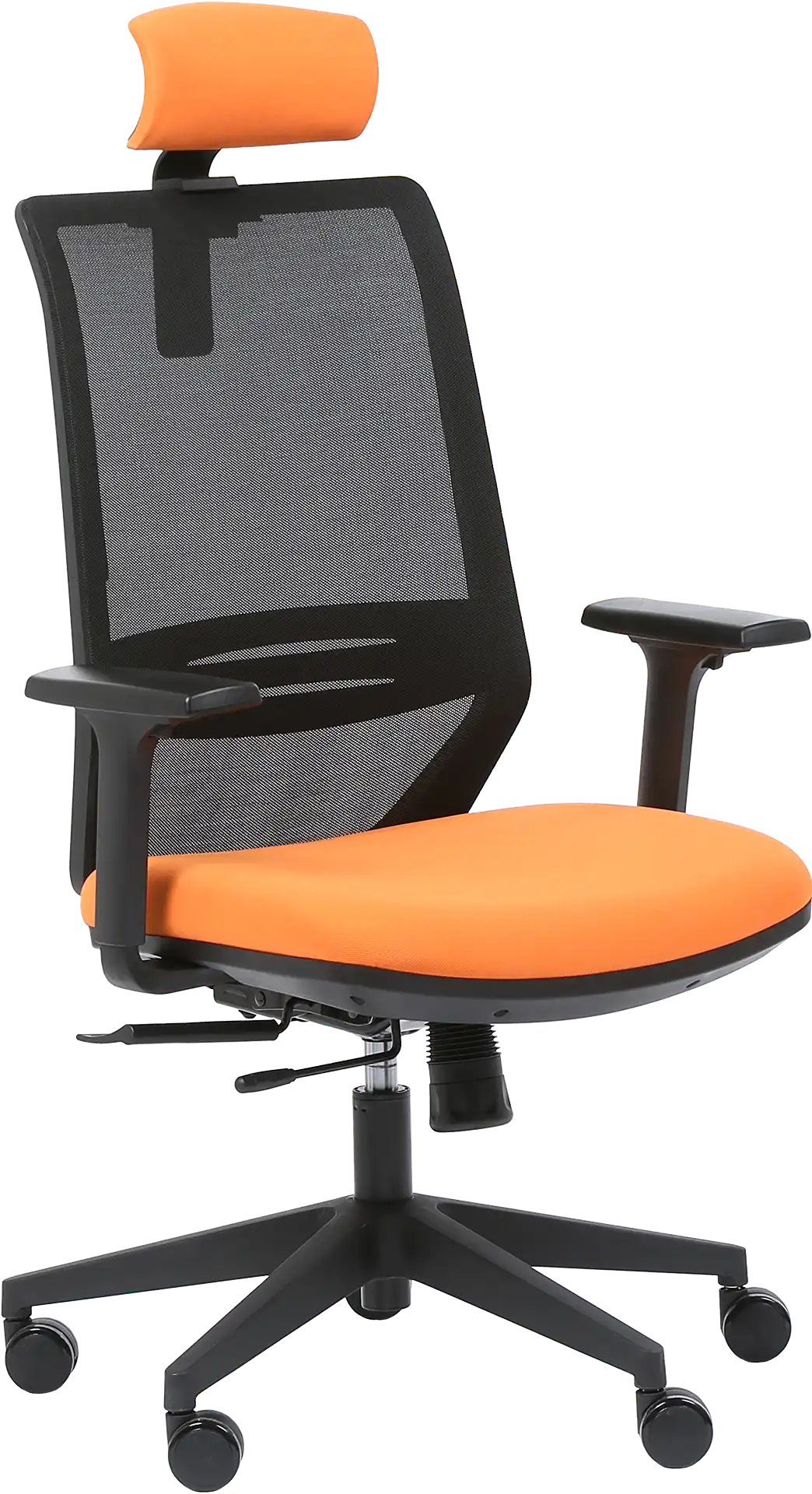 Photo du produit FAUTEUIL ERGONOMIQUE TECSY NOIR/ORANGE