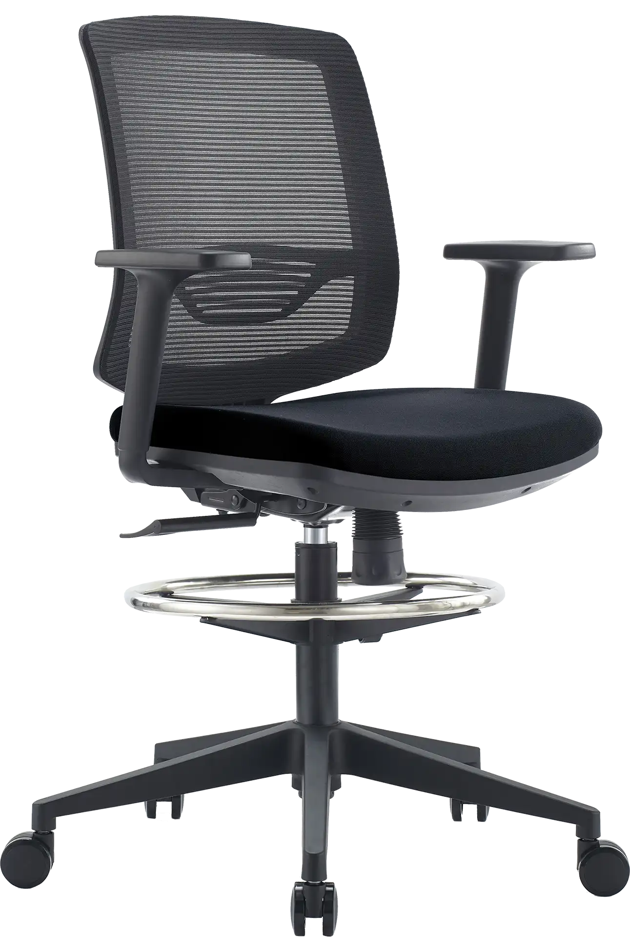 Photo du produit FAUTEUIL TECSY HAUT ASSISE NOIRE