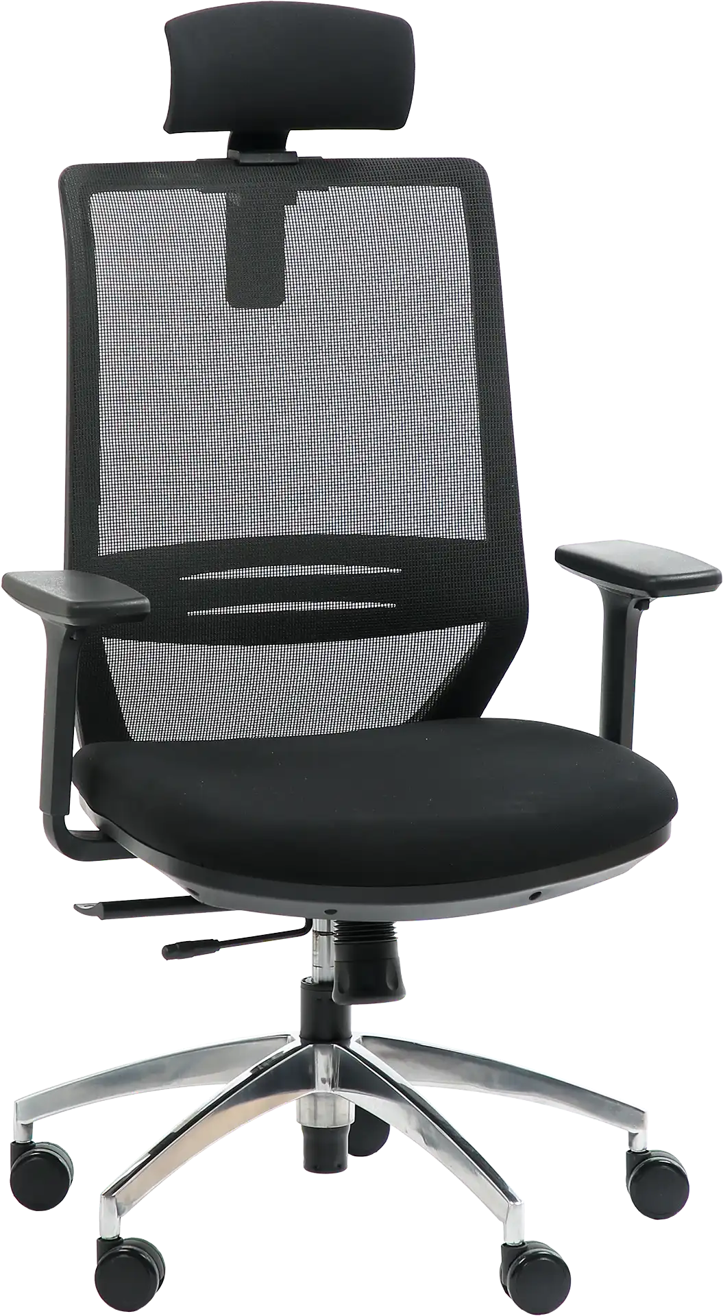 Photo du produit FAUTEUIL ERGONOMIQUE TECSY NOIR/BLACK PIED ALU ACC 3D